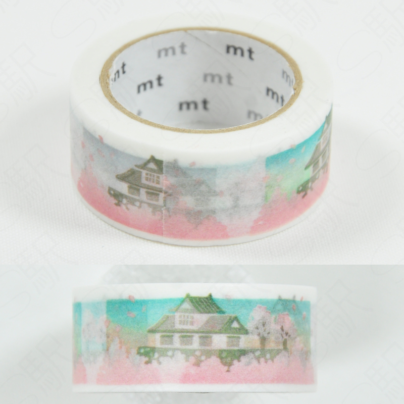 mt masking tape Limited Edition Maruichikyu [MT01K3704] - Castle and Cherry Blossoms
